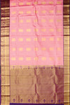 Pure Kanchipuram Silk Saree-Lightpink And Purple-PA23514