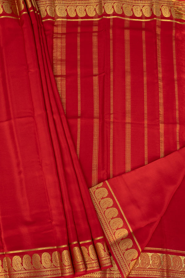 Day 3 Pure Mysore Crepe Silk Saree-PA20626