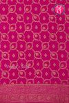 Pure Banarasi Crepe Silk Saree-Orange And Pink-PA22100