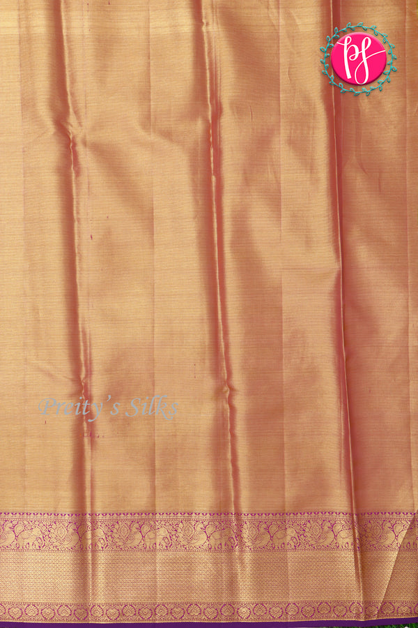 Pure Brocade Kanchipuram Silk Saree-PA26193