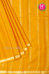 Pure Mysore Crepe Silk Saree-MustardYellow-PA21766