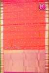 Kanchipuram Soft Silk Saree-Orange And Pink-PA20390