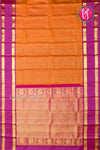 Pure Kanchipuram Silk Saree-Orange And MagentaPink- PF45401