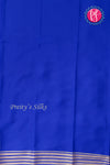 Pure Mysore Crepe Silk Saree -Royalblue-PA03145