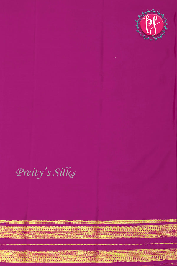 Pure Mysore Crepe Silk Saree-Pastel Green And Pink-PA19929