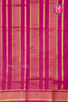 Pure Mysore Crepe Silk Saree -Bottlegreen And Pink-PA10699