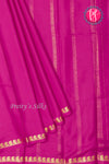 Pure Mysore Crepe Silk Saree-Pink-PA21766