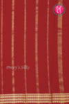 Pure Mysore Crepe Silk Saree-Maroon-PA19578