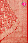 Pure Brocade Designer Crepe Silk Saree-Red-PA35819