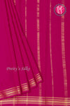 Pure Mysore Crepe Silk Saree-Mejentapink-PA19538