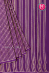 PURE KADDI BANARASI GEORGETTE SILK SAREE-Deep Violet -PA14778