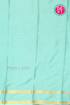 Pure Mysore Crepe Silk Saree -Wine And Skyblue-PF82495