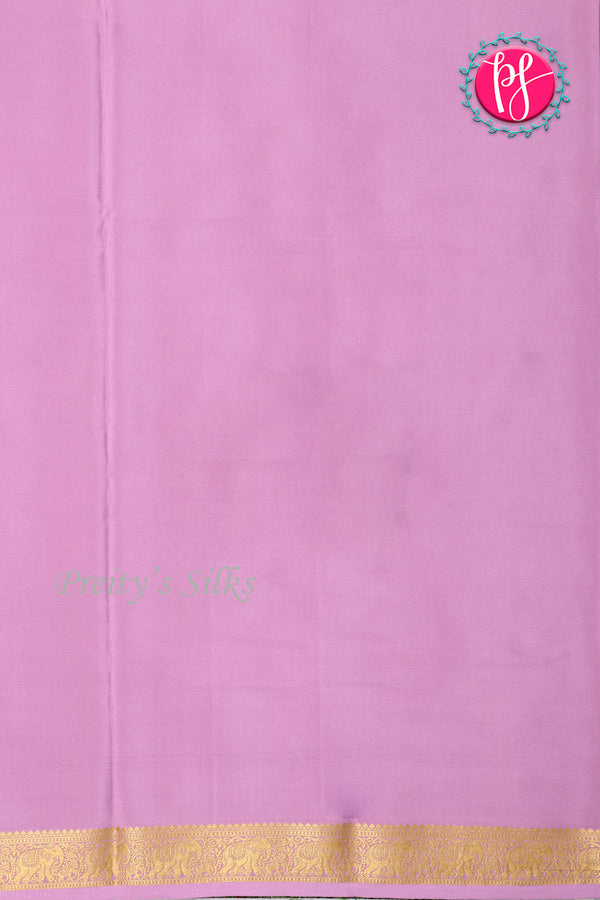Pure Mysore Crepe Silk Saree-Mauvepink-PA19804