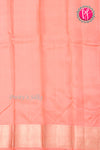 Pure Kanchipuram Silk Saree-Peach-PA25431
