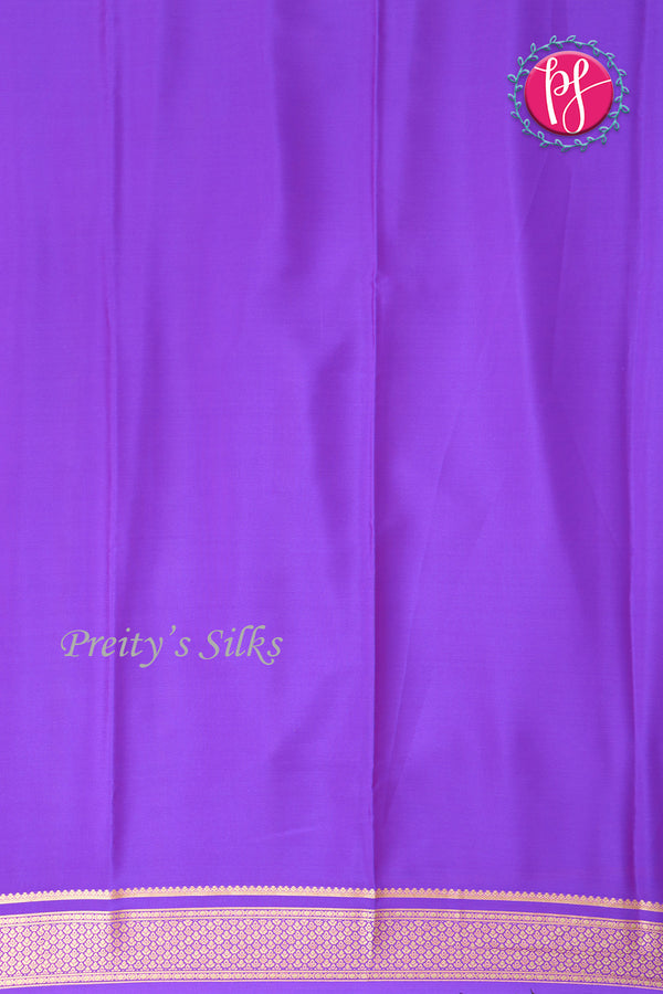 Pure Mysore Crepe Silk Saree -Lavender-PA84140
