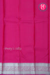 Pure Kanchipuram Silk Saree-Pink-PA27188