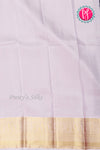 Pure Kanchipuram Silk Saree-Dark Burgandy And Palelavender -PA23542