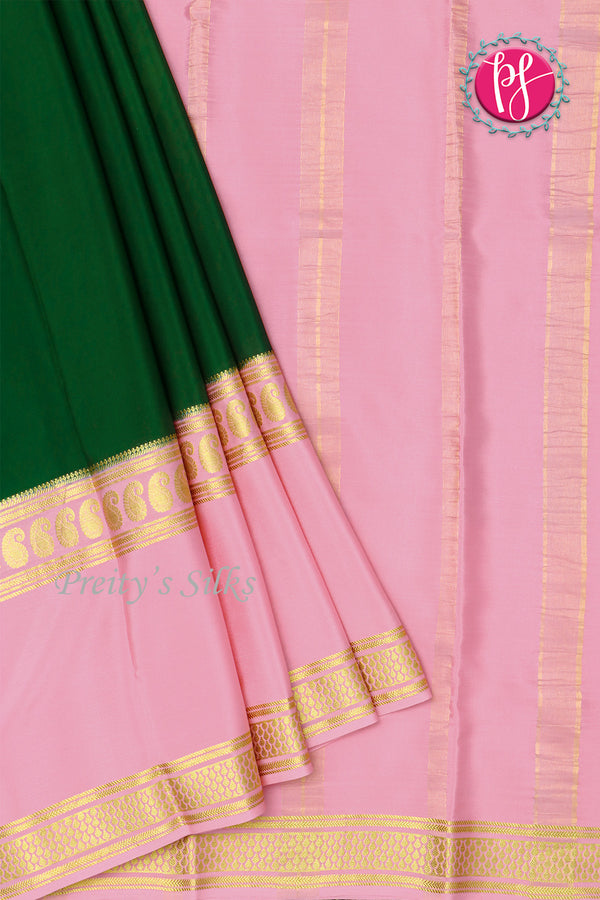 Pure Mysore Crepe Silk Saree -PF79626