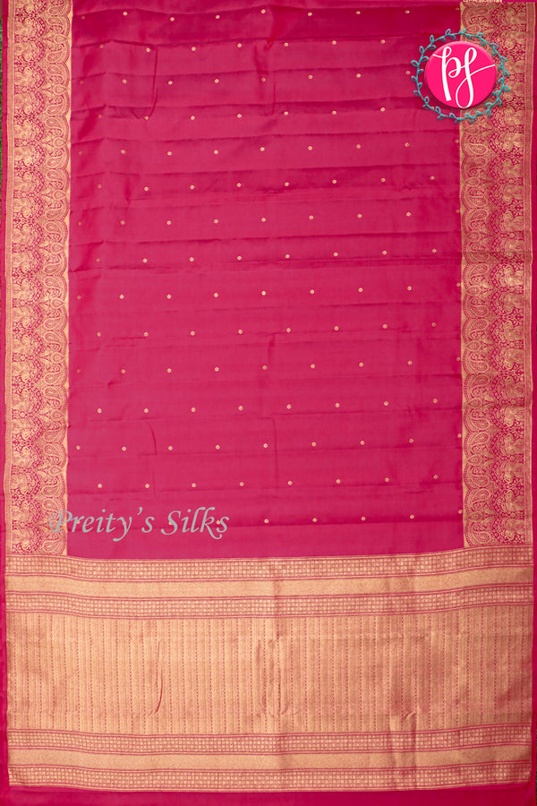 Pure Kanchipuram Silk Saree-Pink-PA20369