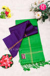 Kanchipuram Soft Silk Saree-Royalblue And Parrotgreen-PA35021