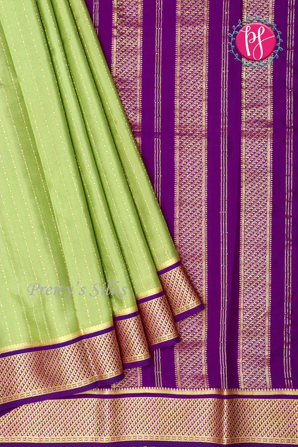 Pure Mysore Crepe Silk Saree -PF80206
