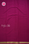 Pure Mysore Crepe Silk Saree-Bottlegreen And Mejentapink- PA56111