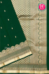 Pure Kanchipuram Silk Saree-Bottlegreen-PA27235