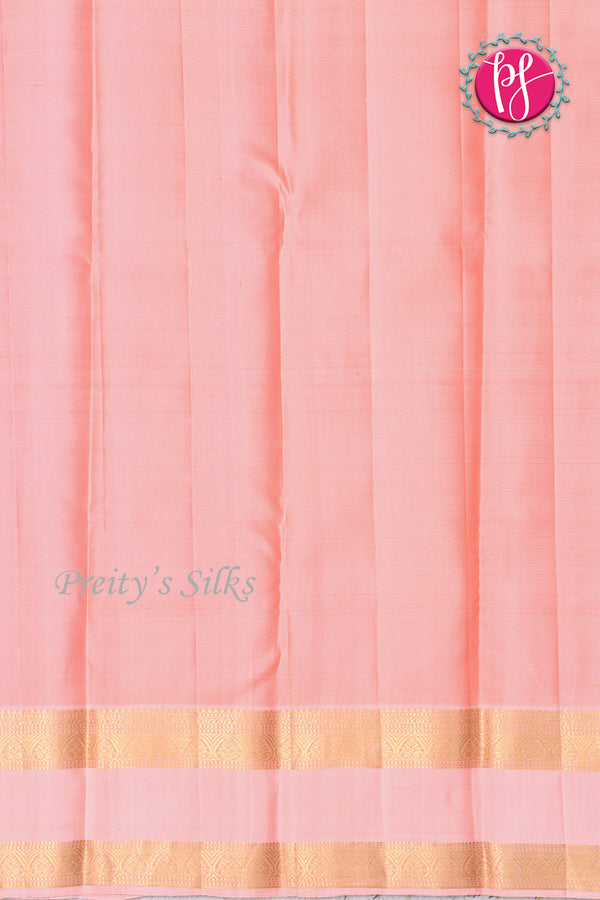 Pure Kanchipuram Silk Saree-Darkpink And Lightpink-PF81343
