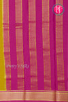 Pure Mysore Crepe Silk Saree-Honey Gold And Pink-PA22389