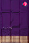 Pure Kanchipuram Silk Saree-Imperial Purple-PA27609