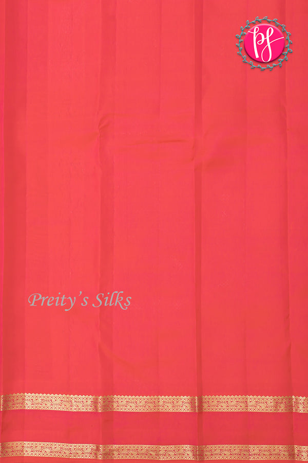Half Pure Kanchipuram Silk Saree-DeepWine And Red-PA27022