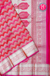 Pure Kanchipuram Silk Saree-Pink-PA27188