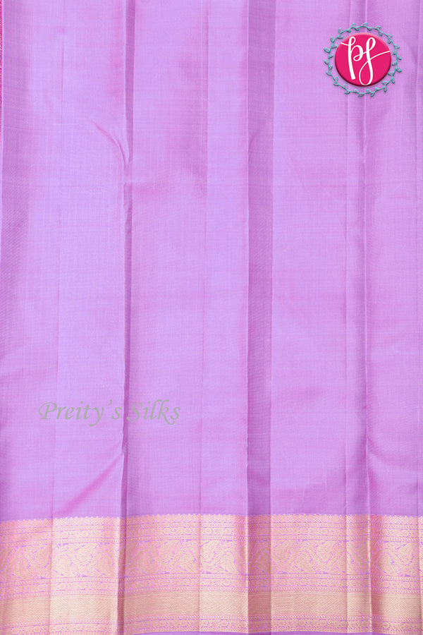 Pure Kanchipuram Silk Saree-Lavender-PA04479
