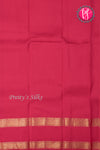 Half Pure Kanchipuram Silk Saree-Light Pastel Green And Red-PA25832
