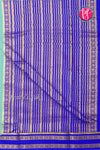Pure Mysore Crepe Silk Saree -Skyblue And Royalblue-PF86103