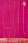 Pure Mysore Crepe Silk Saree-Yellow And Pink-PA28981