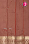 Pure Kanchipuram Silk Saree-Reddish-Brown-PA04485