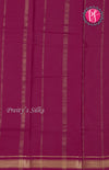 Pure Mysore Crepe Silk saree-Orange And Pink-PF47053