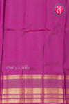 Half Pure Kanchipuram Silk Saree-Navyblue And Pink-PA24684