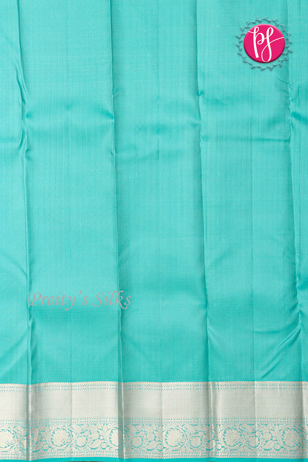 Pure Brocade Kanchipuram Silk Saree-pastel green-PA04493