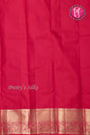 Pure Kanchipuram Silk Saree-Red-PA04486