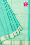 Pure Kanchipuram Silk Saree-Seagreen-PA34518