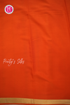 Pure Mysore Crepe Silk Saree-Lightpistagreen And Orange-PA56111