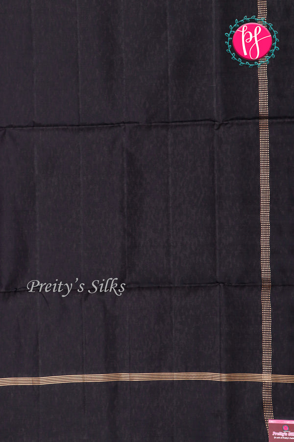 Kanchipuram Soft Silk Saree-Lavender And Black-PA35021