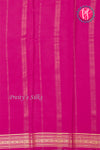 Pure Mysore Crepe Silk Saree-Mejentapink- PA35304