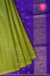 Kanchipuram Soft Silk Saree-Army Green And Royalblue-PA20267