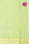 Pure Mysore Crepe Silk Saree-Purple And Pastelgreen-PA29002