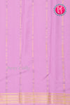 Pure Mysore Crepe Silk Saree-Pastel Pink-PA33665