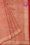 PURE KADDI BANARASI GEORGETTE SILK SAREE-Red-PA23860
