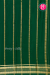 Pure Mysore Crepe Silk Saree-Yellow And Green- PA34176